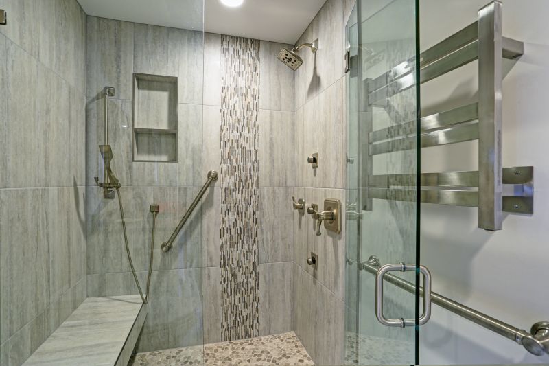 Neutral Color Palette in Shower